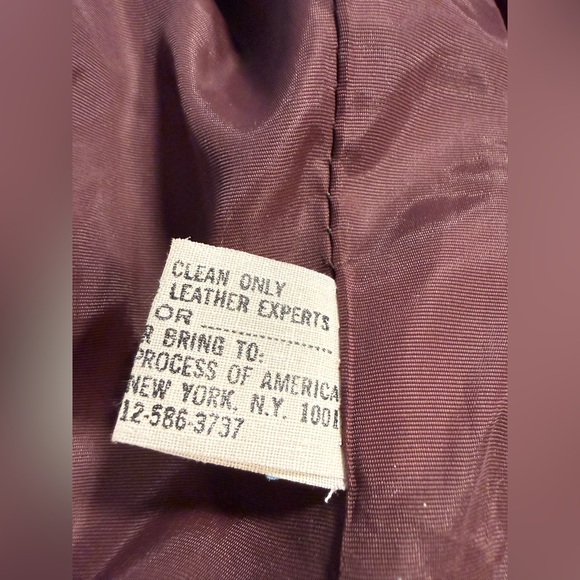 Vintage 1970s Olympic USA Genuine Leather Car Coat / Trench Coat - M/L - Picture 17 of 17